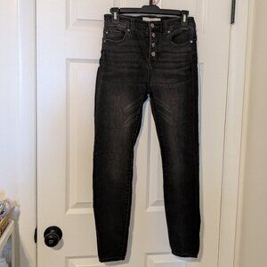 Liverpool Los Angeles hi-rise ankle button fly jeans size 2/26